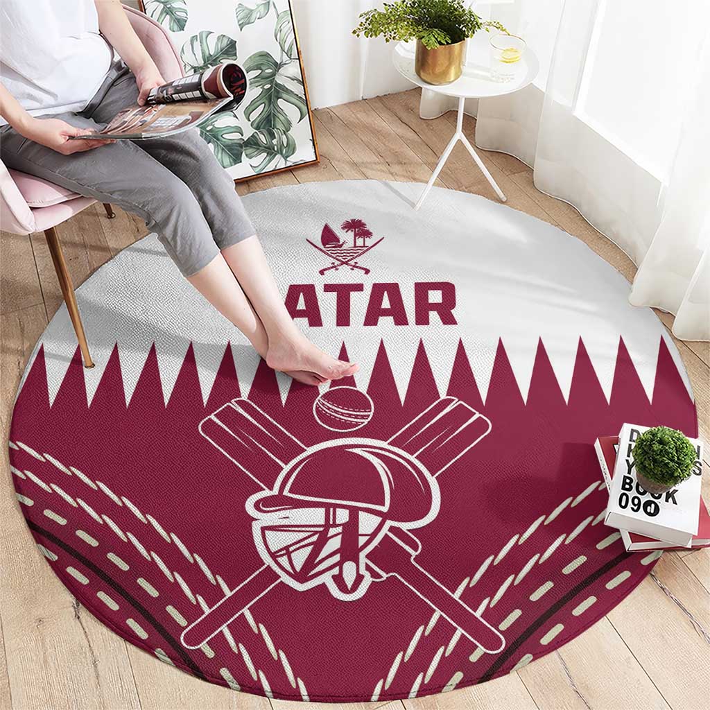 Qatar Cricket Round Carpet Come On Boys LT01