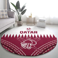 Qatar Cricket Round Carpet Come On Boys LT01