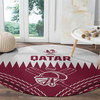 Qatar Cricket Round Carpet Come On Boys LT01