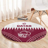 Qatar Cricket Round Carpet Come On Boys LT01