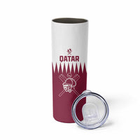 Custom Qatar Cricket Skinny Tumbler Come On Boys - Wonder Print Shop