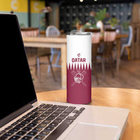 Custom Qatar Cricket Skinny Tumbler Come On Boys - Wonder Print Shop