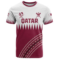 Custom Qatar Cricket T Shirt Come On Boys - Wonder Print Shop