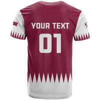Custom Qatar Cricket T Shirt Come On Boys - Wonder Print Shop