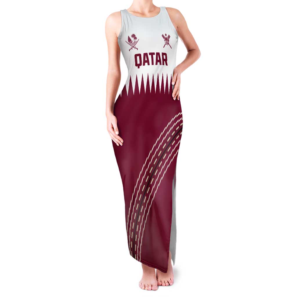 Custom Qatar Cricket Tank Maxi Dress Come On Boys - Wonder Print Shop