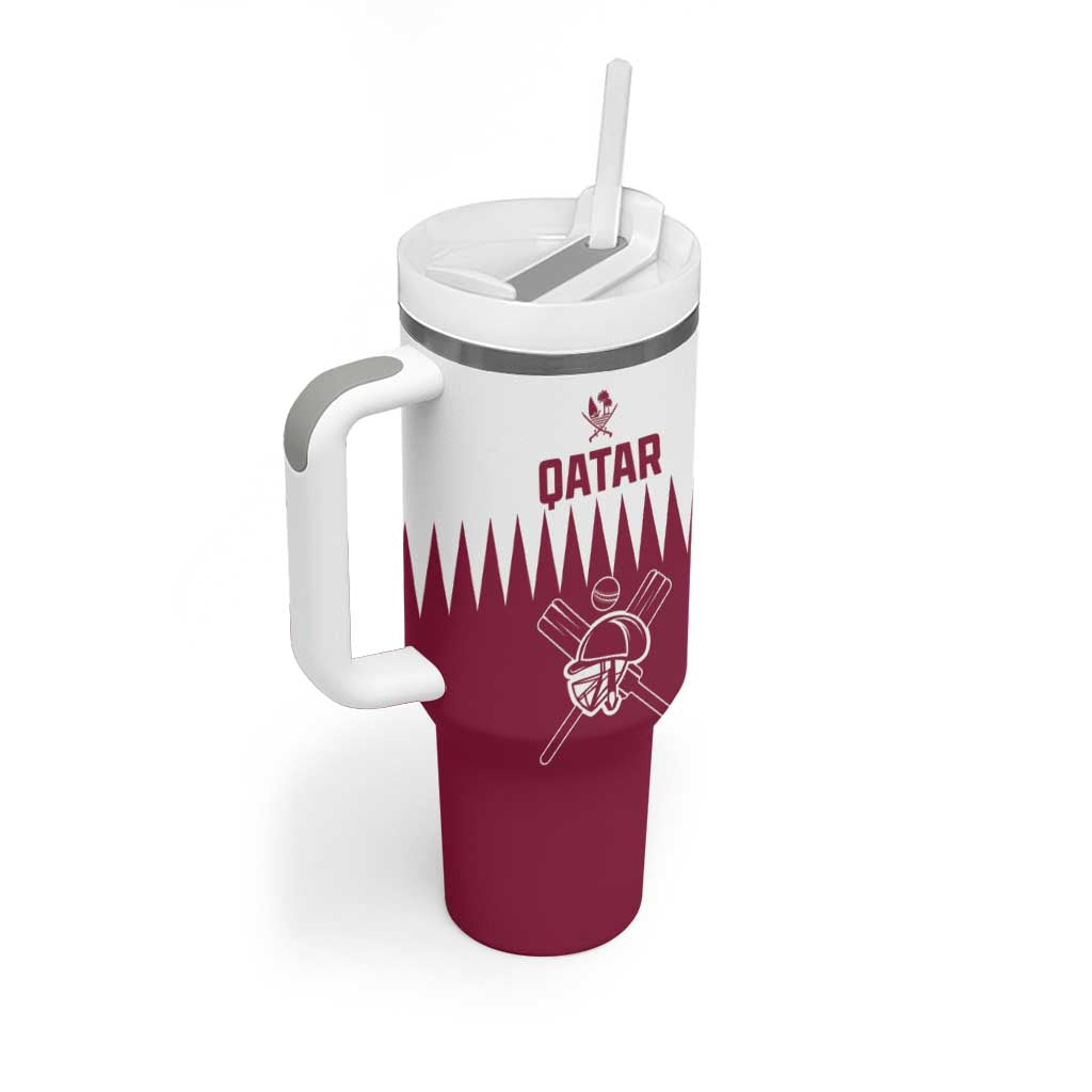 Custom Qatar Cricket Tumbler With Handle Come On Boys - Wonder Print Shop