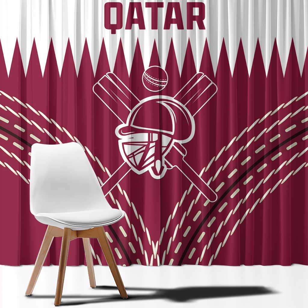 Qatar Cricket Window Curtain Come On Boys - Wonder Print Shop