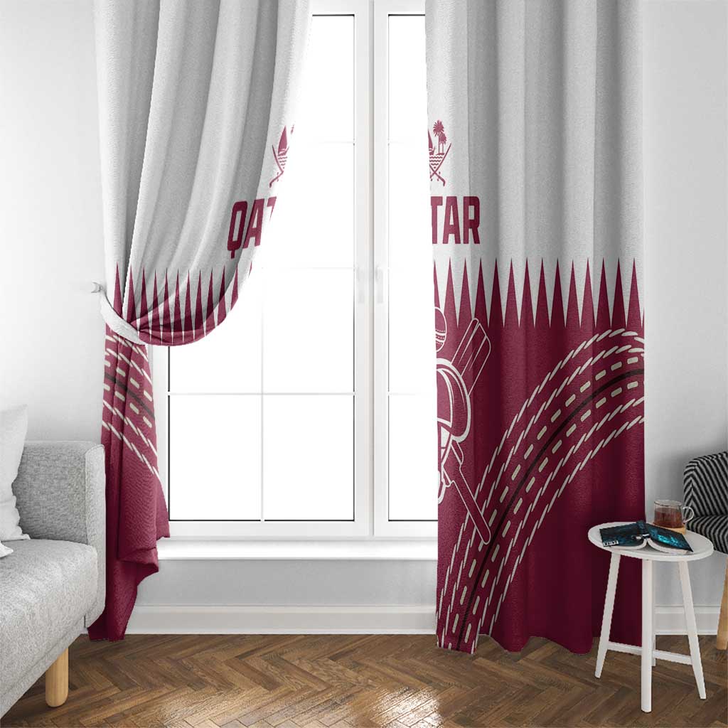 Qatar Cricket Window Curtain Come On Boys - Wonder Print Shop