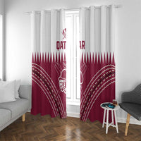 Qatar Cricket Window Curtain Come On Boys - Wonder Print Shop