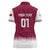 Custom Qatar Cricket Women Polo Shirt Come On Boys - Wonder Print Shop