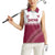Custom Qatar Cricket Women Sleeveless Polo Shirt Come On Boys - Wonder Print Shop
