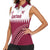 Custom Qatar Cricket Women Sleeveless Polo Shirt Come On Boys - Wonder Print Shop