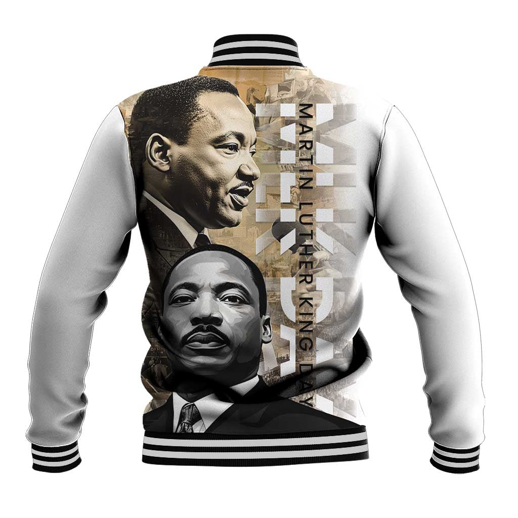 Martin Luther King Jr Day Baseball Jacket MLK His Dream Still Matters - Wonder Print Shop