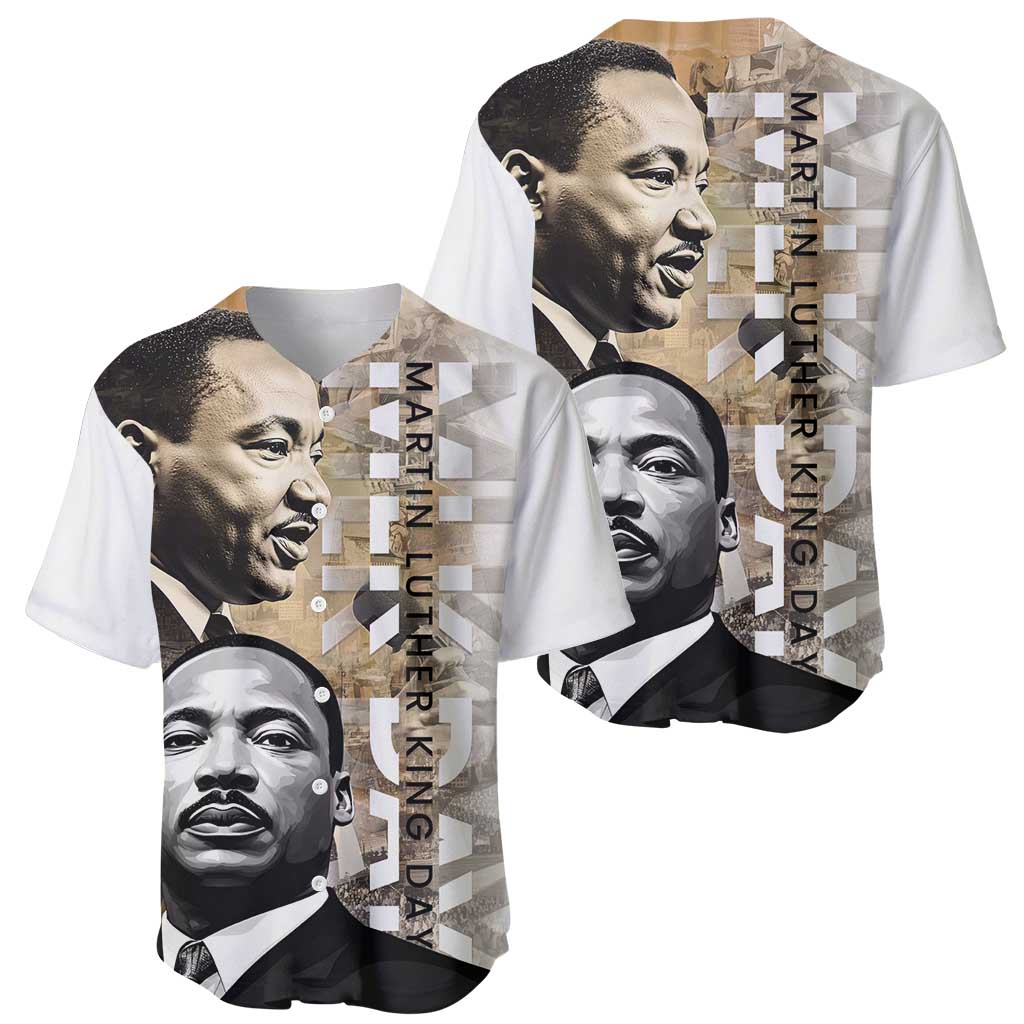 Martin Luther King Jr Day Baseball Jersey MLK His Dream Still Matters - Wonder Print Shop