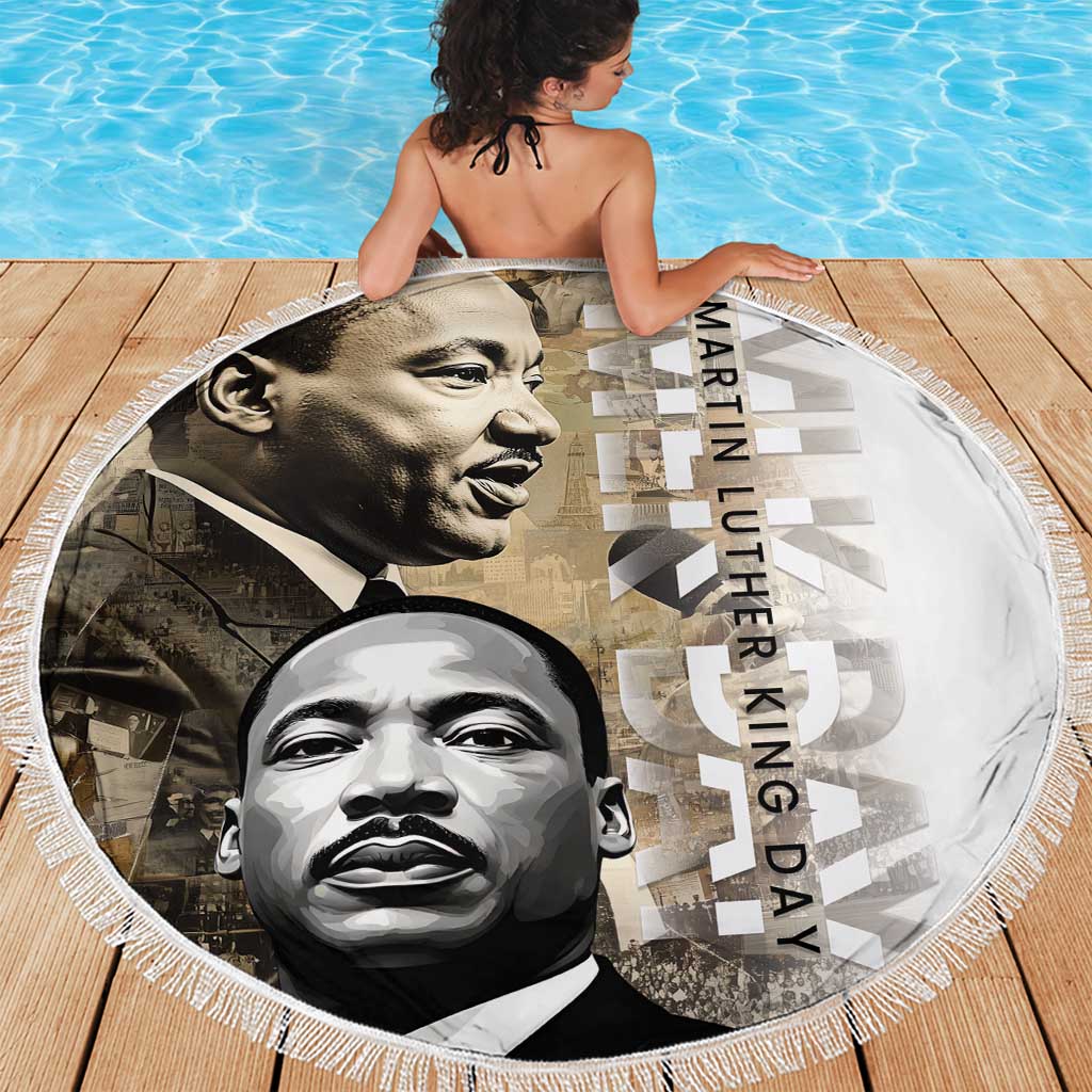 Martin Luther King Jr Day Beach Blanket MLK His Dream Still Matters - Wonder Print Shop