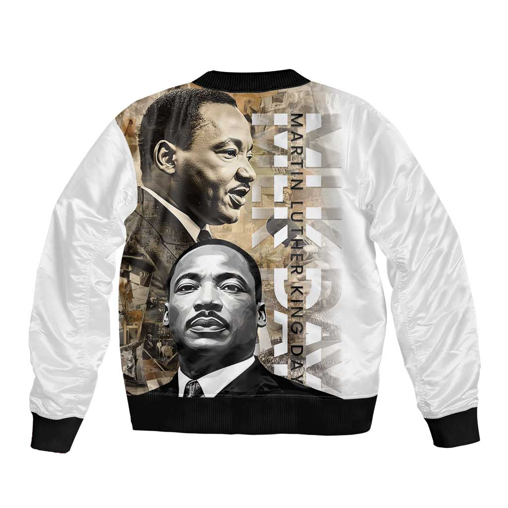 Martin Luther King Jr Day Bomber Jacket MLK His Dream Still Matters - Wonder Print Shop