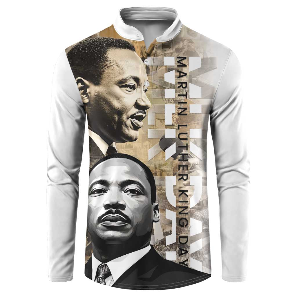Martin Luther King Jr Day Button Sweatshirt MLK His Dream Still Matters - Wonder Print Shop