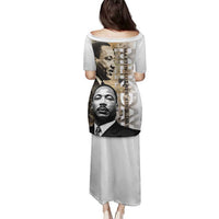 Martin Luther King Jr Day Family Matching Puletasi and Hawaiian Shirt MLK His Dream Still Matters - Wonder Print Shop