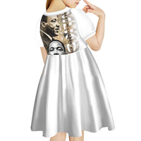Martin Luther King Jr Day Kid Short Sleeve Dress MLK His Dream Still Matters - Wonder Print Shop