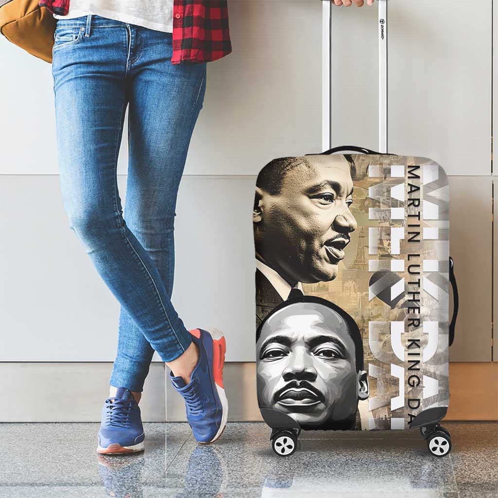 Martin Luther King Jr Day Luggage Cover MLK His Dream Still Matters - Wonder Print Shop