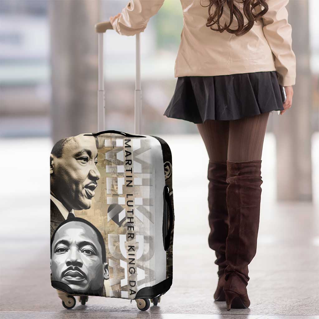 Martin Luther King Jr Day Luggage Cover MLK His Dream Still Matters - Wonder Print Shop
