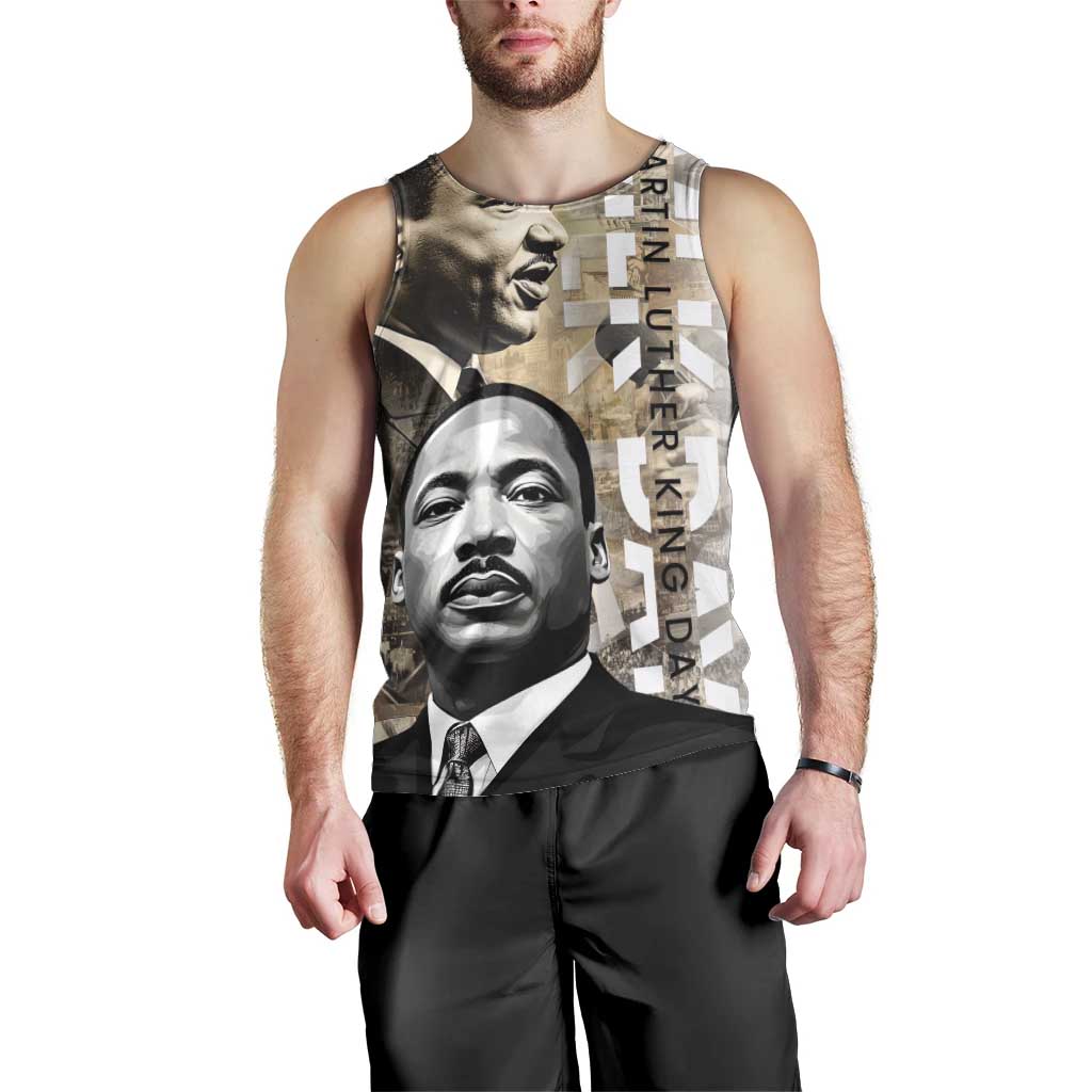 Martin Luther King Jr Day Men Tank Top MLK His Dream Still Matters - Wonder Print Shop