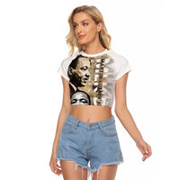 Martin Luther King Jr Day Raglan Cropped T Shirt MLK His Dream Still Matters - Wonder Print Shop