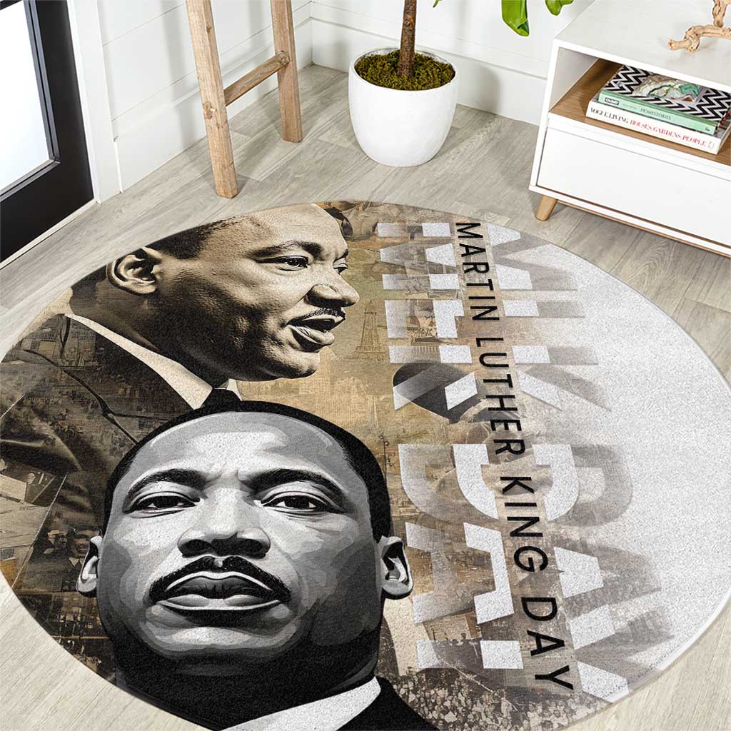 Martin Luther King Jr Day Round Carpet MLK His Dream Still Matters LT01