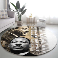Martin Luther King Jr Day Round Carpet MLK His Dream Still Matters LT01