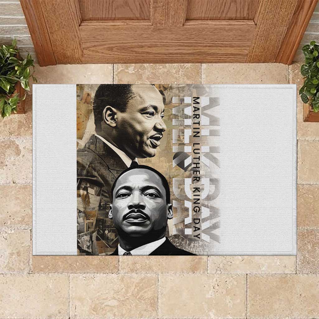 Martin Luther King Jr Day Rubber Doormat MLK His Dream Still Matters - Wonder Print Shop