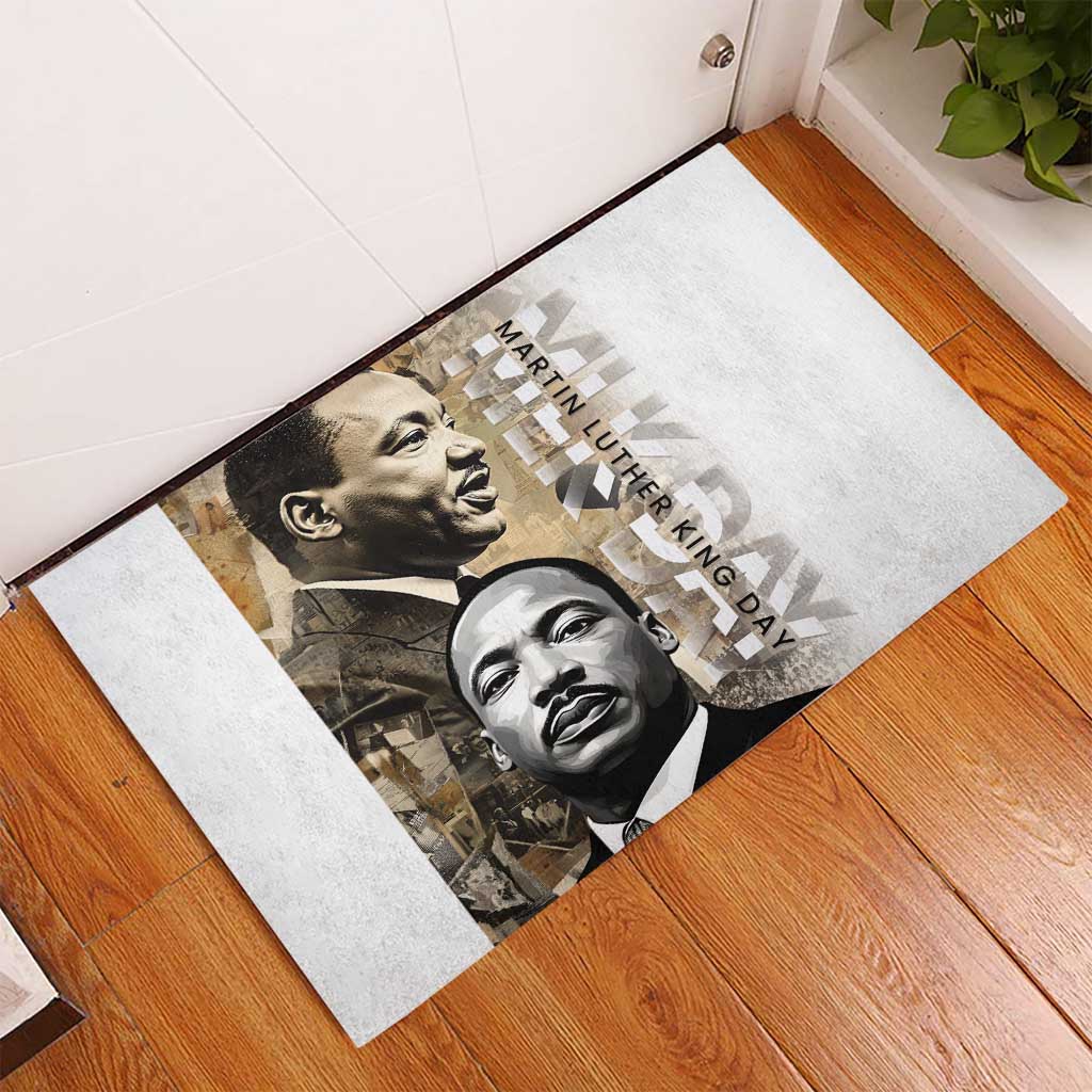 Martin Luther King Jr Day Rubber Doormat MLK His Dream Still Matters - Wonder Print Shop
