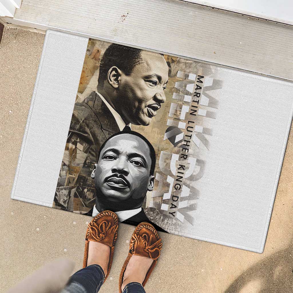Martin Luther King Jr Day Rubber Doormat MLK His Dream Still Matters - Wonder Print Shop