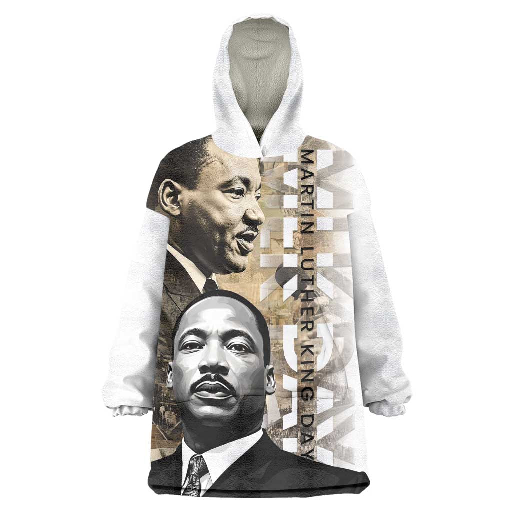 Martin Luther King Jr Day Wearable Blanket Hoodie MLK His Dream Still Matters - Wonder Print Shop