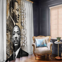 Martin Luther King Jr Day Window Curtain MLK His Dream Still Matters - Wonder Print Shop