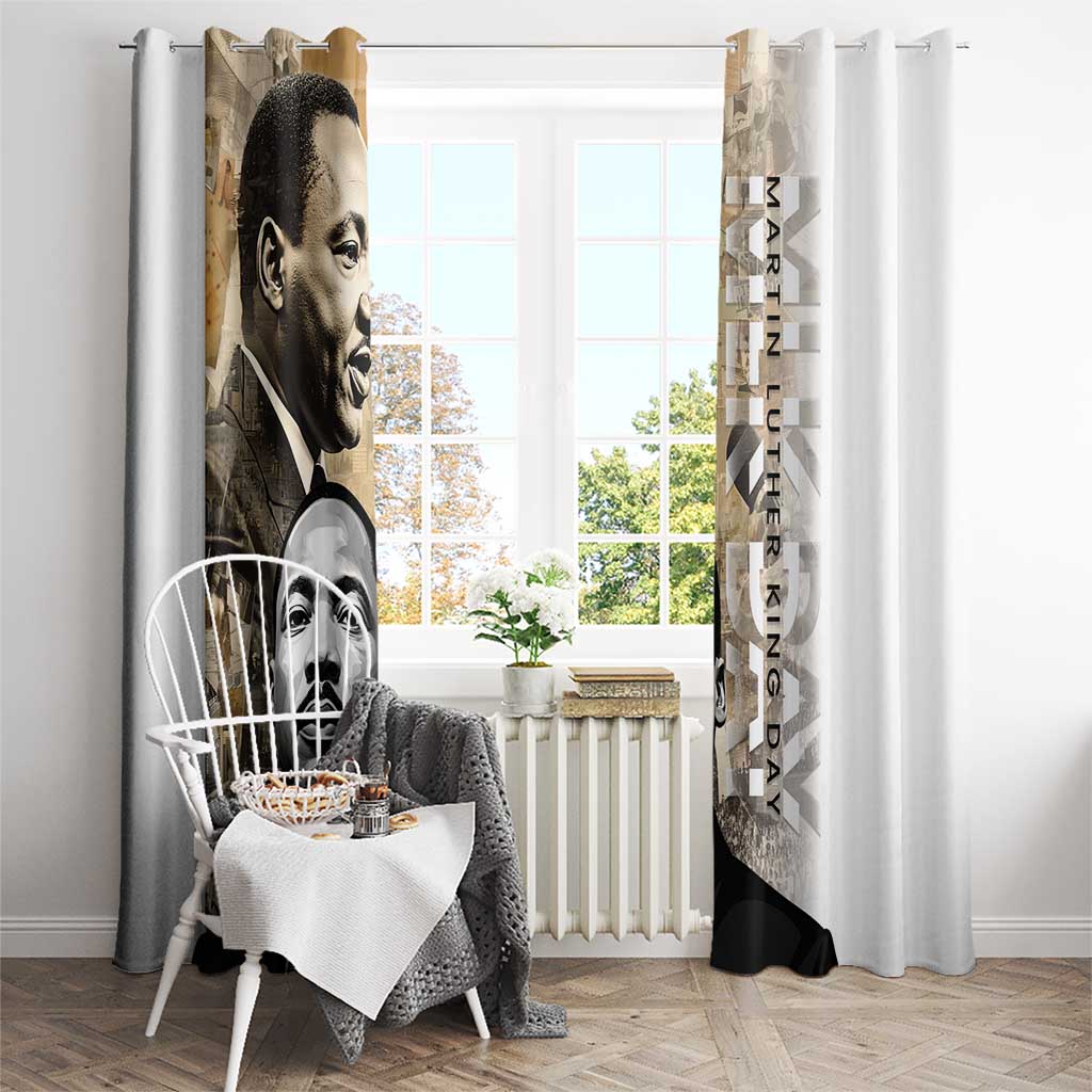 Martin Luther King Jr Day Window Curtain MLK His Dream Still Matters - Wonder Print Shop