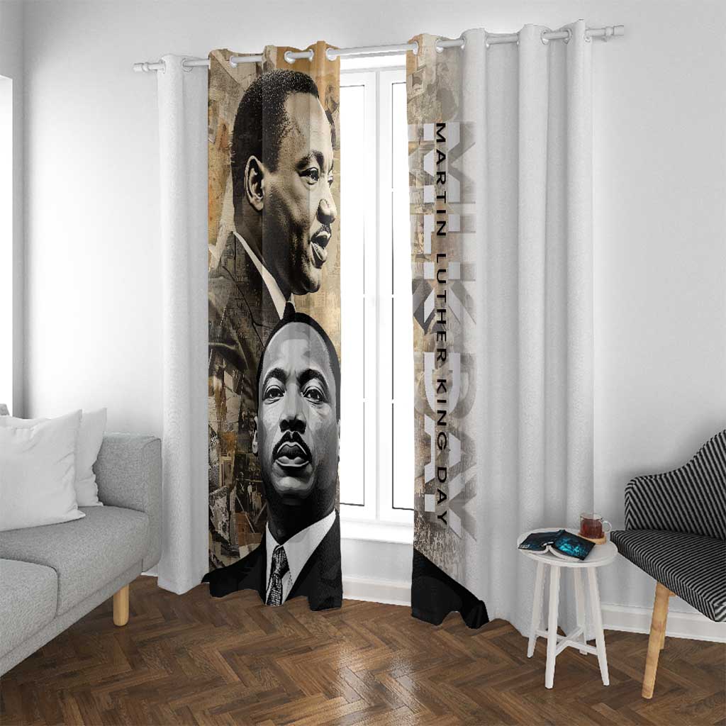 Martin Luther King Jr Day Window Curtain MLK His Dream Still Matters - Wonder Print Shop