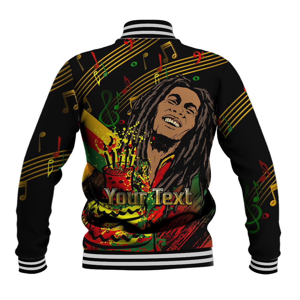 Legend Bob Birthday Baseball Jacket The Father of Reggae - Wonder Print Shop