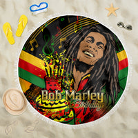 Legend Bob Birthday Beach Blanket The Father of Reggae - Wonder Print Shop