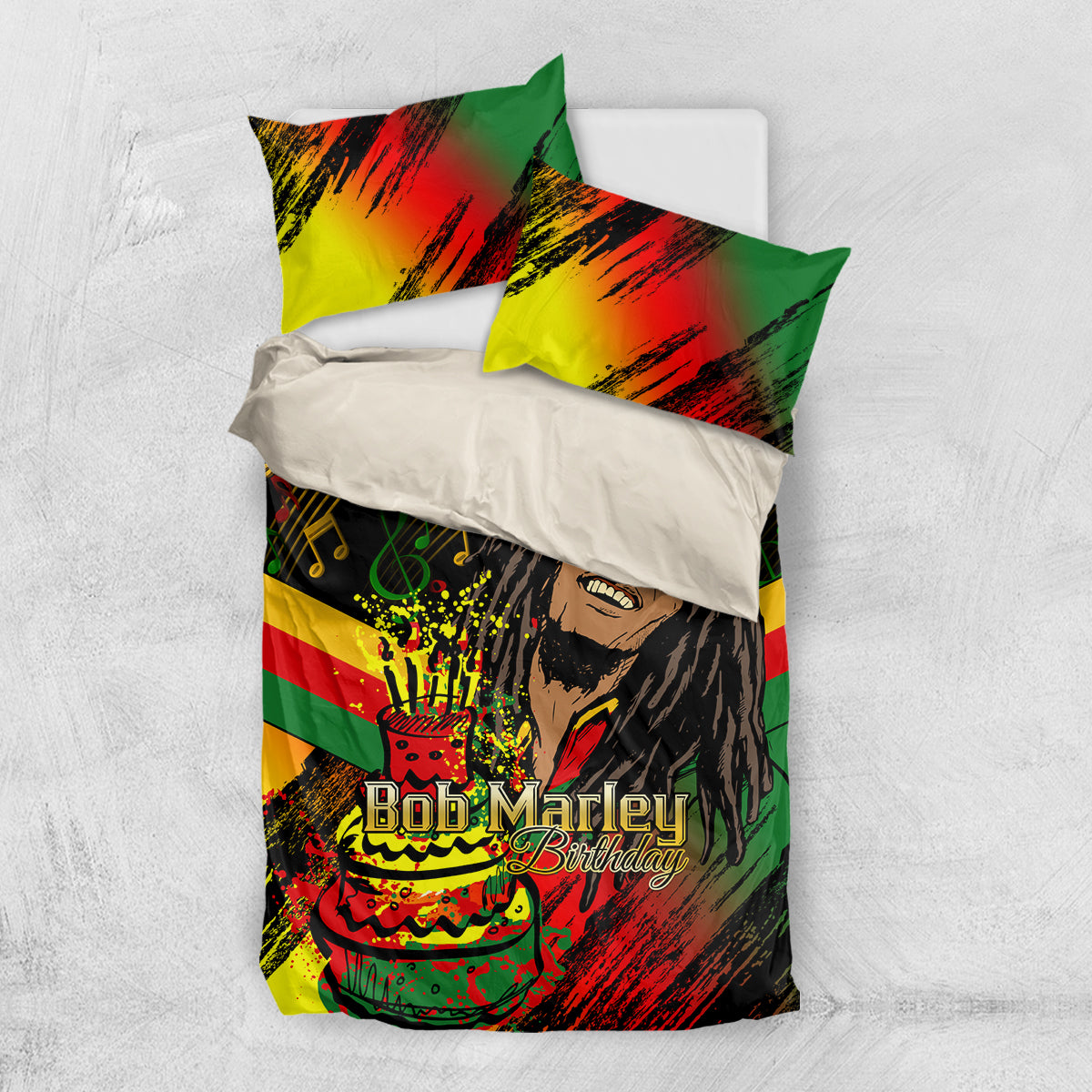 Legend Bob Birthday Bedding Set The Father of Reggae - Wonder Print Shop