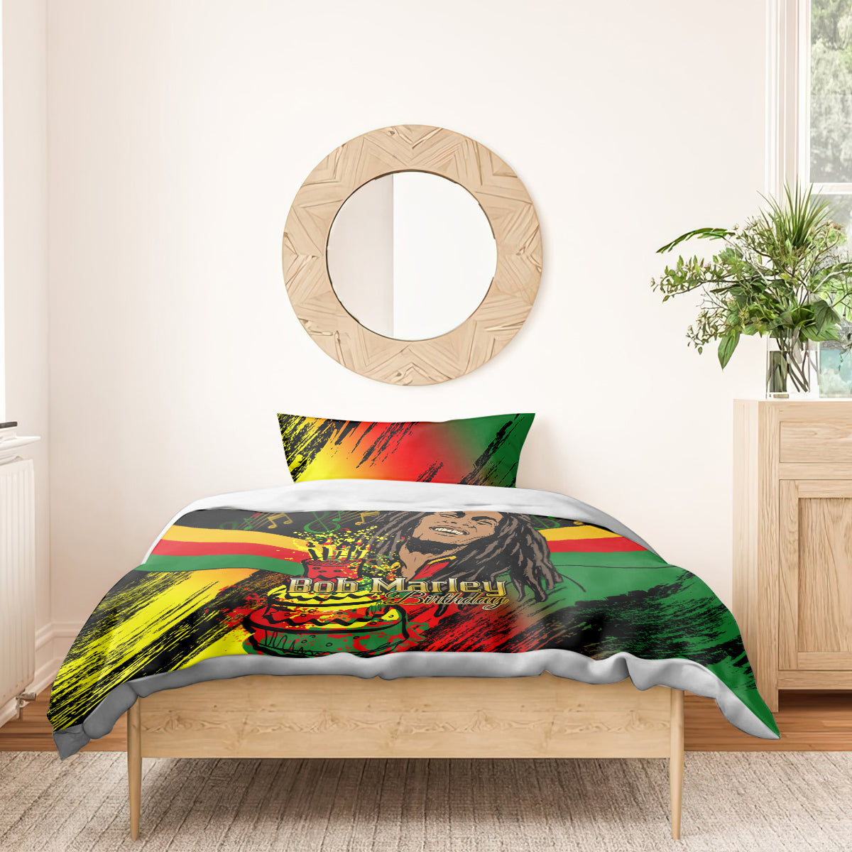 Legend Bob Birthday Bedding Set The Father of Reggae - Wonder Print Shop