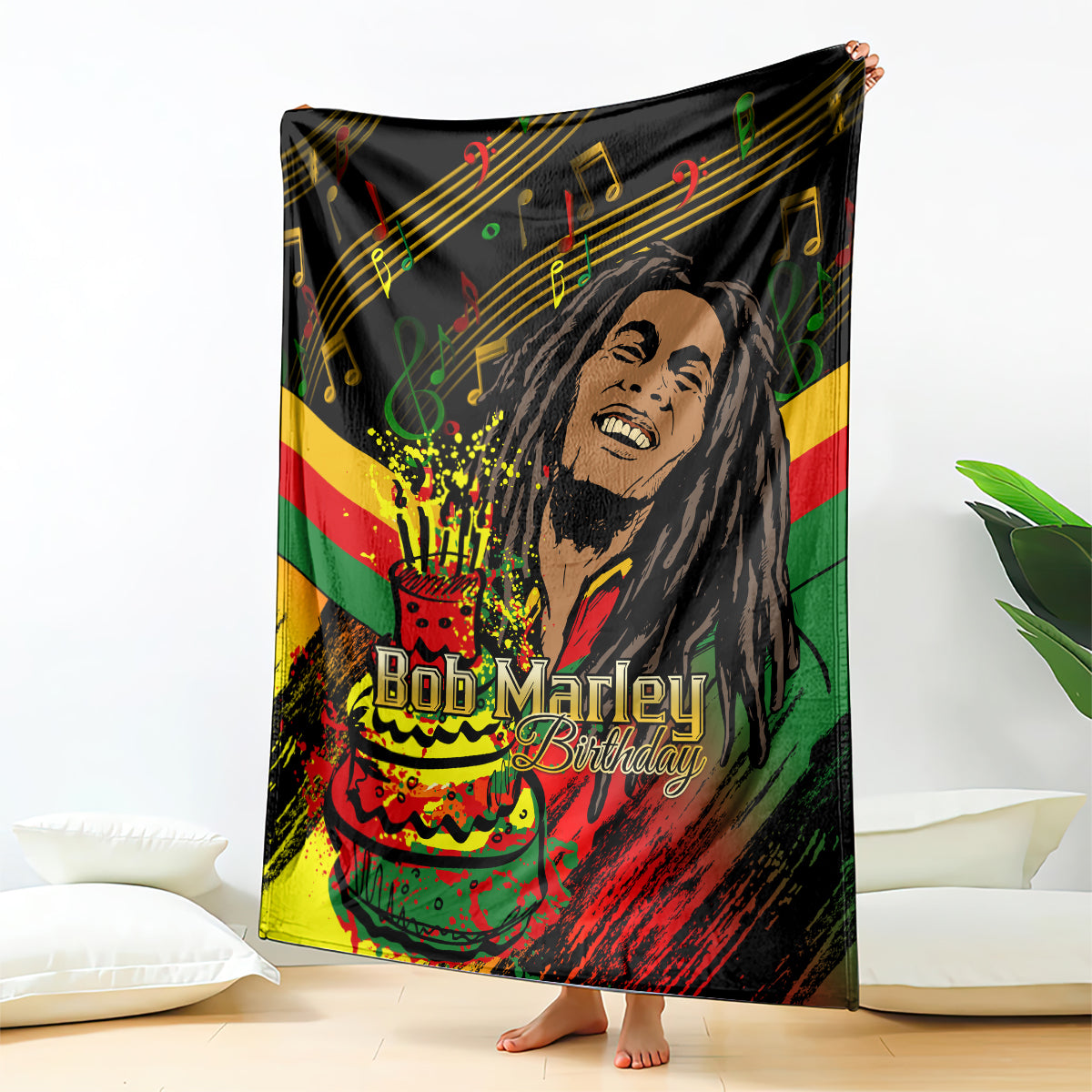 Bob Marley Birthday Blanket The Father of Reggae