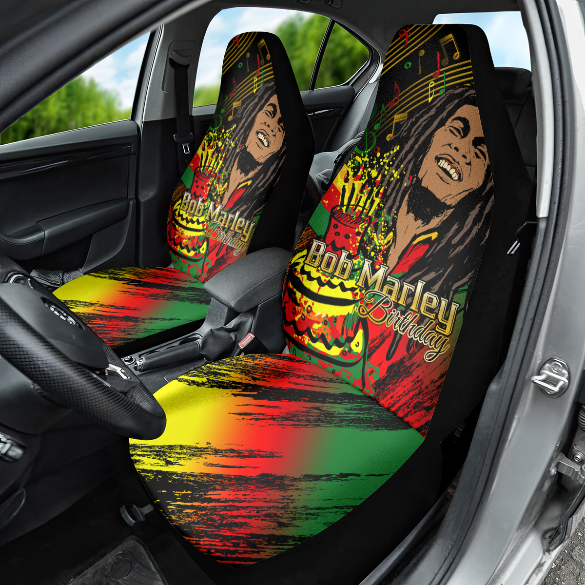 Legend Bob Birthday Car Seat Cover The Father of Reggae - Wonder Print Shop
