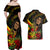 Legend Bob Birthday Couples Matching Off Shoulder Maxi Dress and Hawaiian Shirt The Father of Reggae - Wonder Print Shop