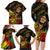 Legend Bob Birthday Family Matching Long Sleeve Bodycon Dress and Hawaiian Shirt The Father of Reggae - Wonder Print Shop