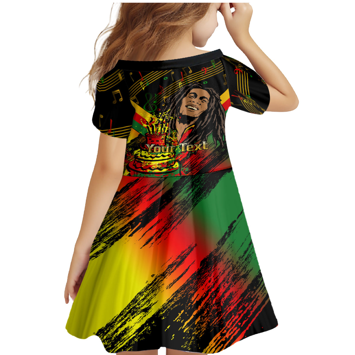 Legend Bob Birthday Family Matching Mermaid Dress and Hawaiian Shirt The Father of Reggae - Wonder Print Shop