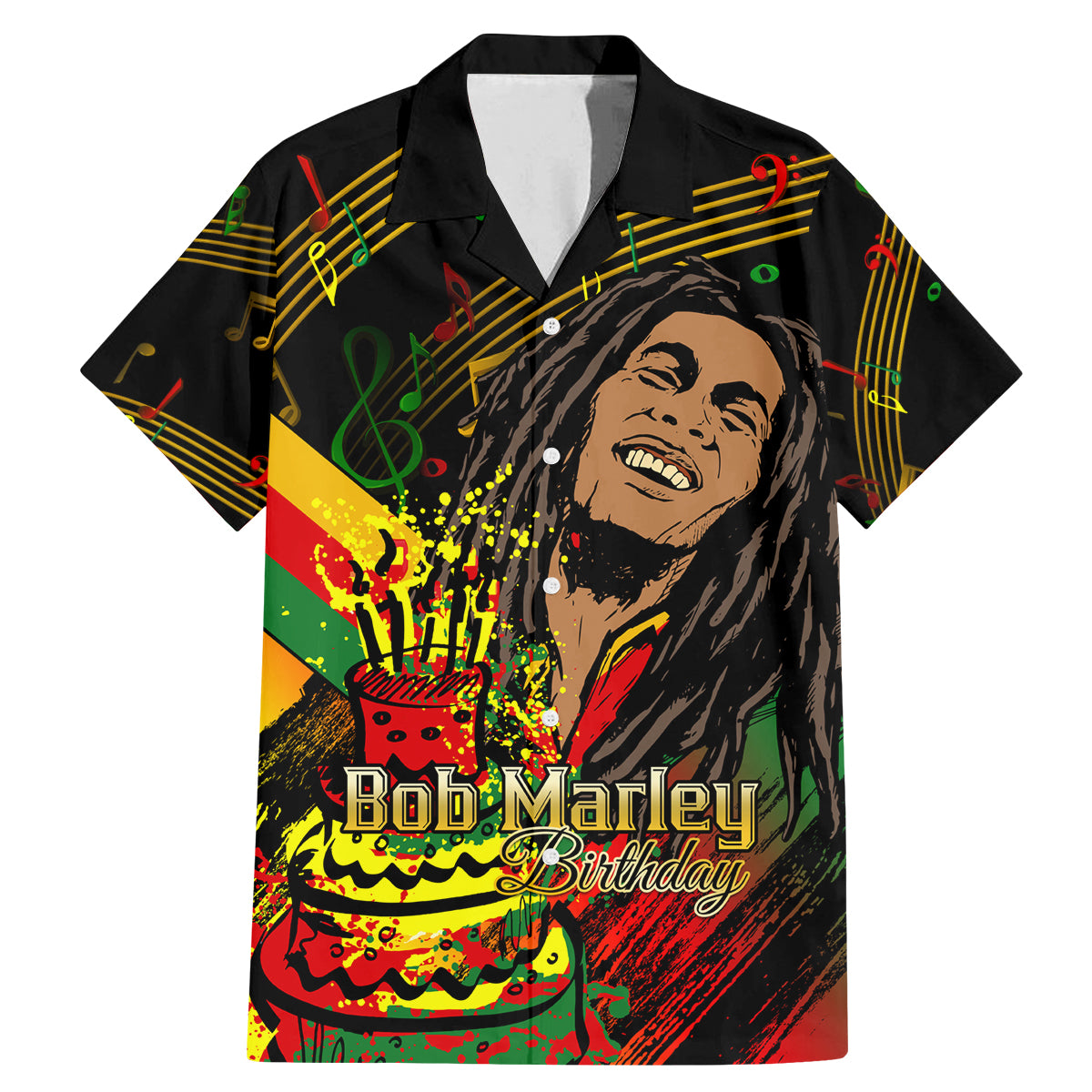Legend Bob Birthday Family Matching Mermaid Dress and Hawaiian Shirt The Father of Reggae - Wonder Print Shop