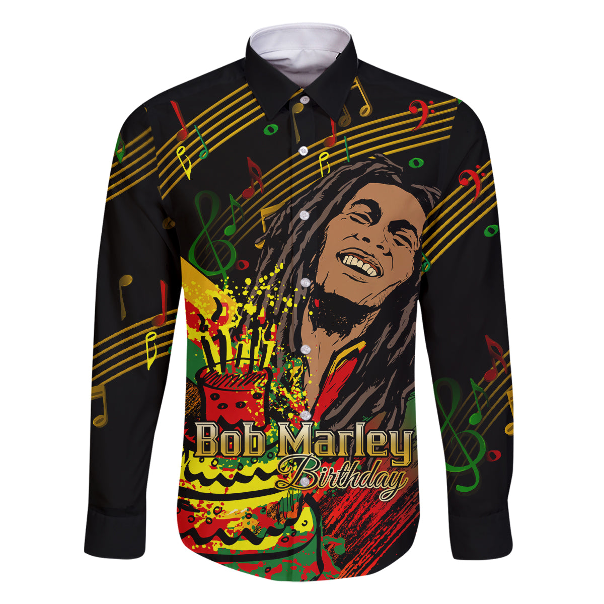 Legend Bob Birthday Family Matching Mermaid Dress and Hawaiian Shirt The Father of Reggae - Wonder Print Shop