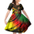 Legend Bob Birthday Family Matching Off Shoulder Short Dress and Hawaiian Shirt The Father of Reggae - Wonder Print Shop