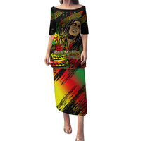 Legend Bob Birthday Family Matching Puletasi and Hawaiian Shirt The Father of Reggae - Wonder Print Shop