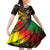 Legend Bob Birthday Family Matching Short Sleeve Bodycon Dress and Hawaiian Shirt The Father of Reggae - Wonder Print Shop